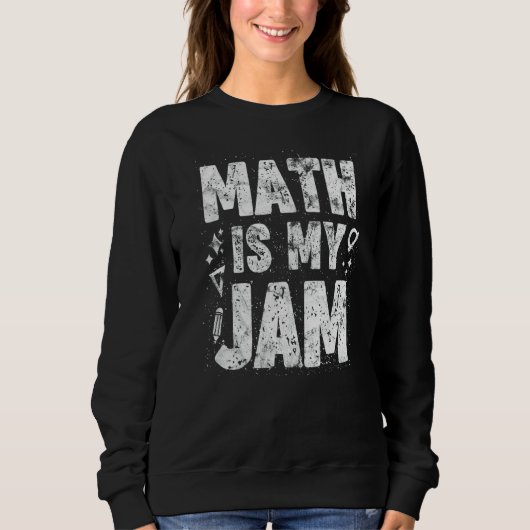 Wiskunde is mijn Jam Wiskunde leraar student Trui (Voorkant)