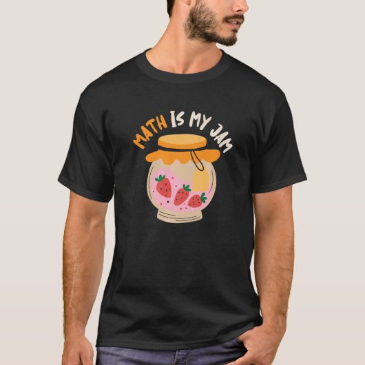 Wiskunde is mijn wiskundedocent Nerd Student SC T-shirt (Voorkant)