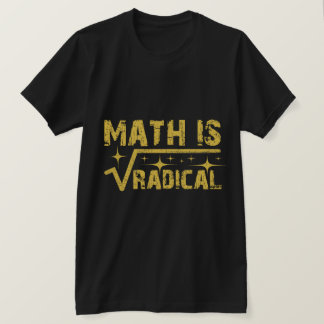 Wiskunde is radicaal onderwijs t-shirt