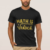 Wiskunde is radicaal onderwijs t-shirt (Voorkant)