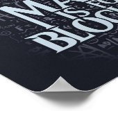 Wiskunde is voor Blockers Artifact Edition Poster (Hoek)