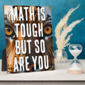 Wiskunde is zwaar, maar jij bent tijger ook fotoplaat (Zijkant)