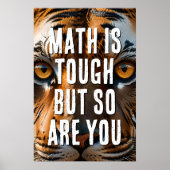 Wiskunde is zwaar, maar jij ook poster (Voorkant)