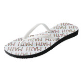 Wiskunde Jigsaw Teenslippers (Schuin)