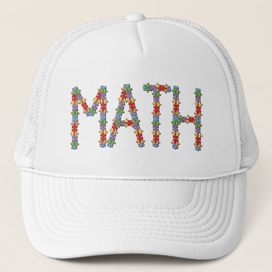 Wiskunde Jigsaw Trucker Pet (Voorkant)