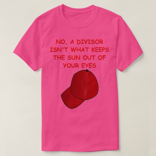 Wiskunde Joke 18 T-shirt (Design voorkant)