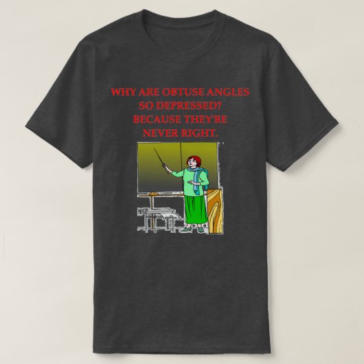 Wiskunde Joke 56 T-shirt (Design voorkant)