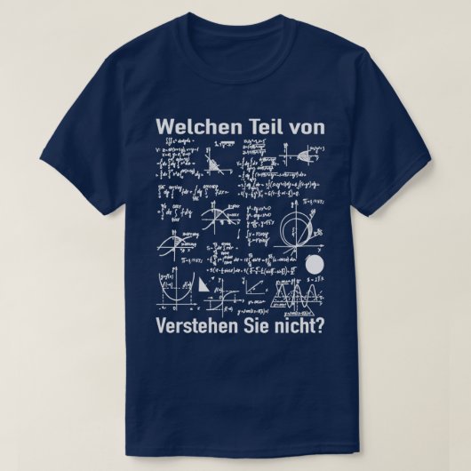 Wiskunde Joke Mathematica Leerkracht 1 T-shirt (Design voorkant)
