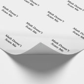 Wiskunde kan me niet schelen cadeaupapier (Hoek)