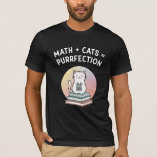 Wiskunde + Katten = Purfectie T-shirt