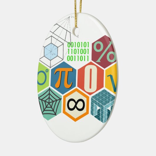 wiskunde keramisch ornament (Links)