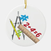 Wiskunde Keramisch Ornament (Voorkant)