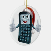 Wiskunde kerst calculator keramisch ornament (Rechts)