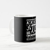 Wiskunde kerst koffiemok (Voorkant links)