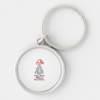 Wiskunde Kerstboom Sleutelhanger - Cadeau voor Ler