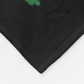 Wiskunde kerstleraar fleece deken (Hoek)