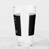 Wiskunde kerstleraar glas (Links)