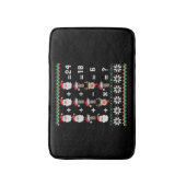 Wiskunde Kerstleraar GREYHOUND Badmat (Voorkant Verticaal)