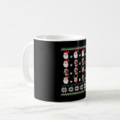 Wiskunde kerstleraar koffiemok (Voorkant links)