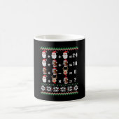 Wiskunde kerstleraar koffiemok (Center)