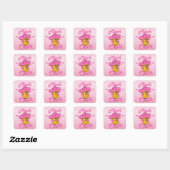 Wiskunde Kies 8 Vierkante Sticker (Vel)