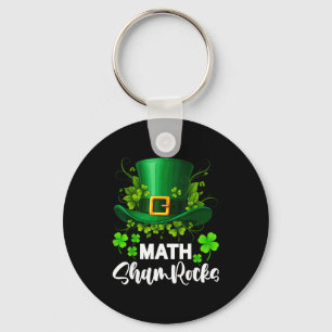 Wiskunde Klavertjes St. Patricks Dag School Sleutelhanger