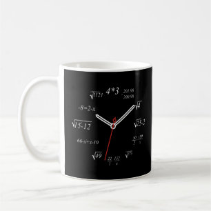 Wiskunde Klok Nerdy Wiskunde Leerleraar Wiskunde S Koffiemok