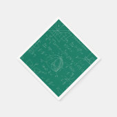 Wiskunde krabbels servet (Hoek)
