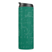 Wiskunde krabbels thermosbeker (Geroteerd rechts)