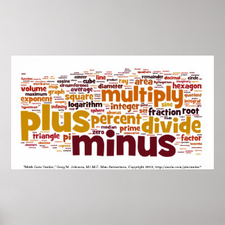 Wiskunde krijgt harder poster