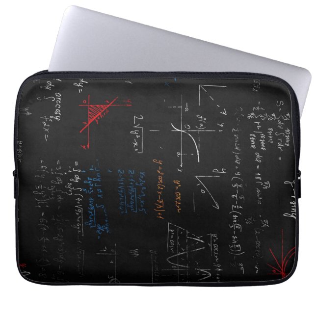 Wiskunde laptophoes laptop sleeve (Voorkant)