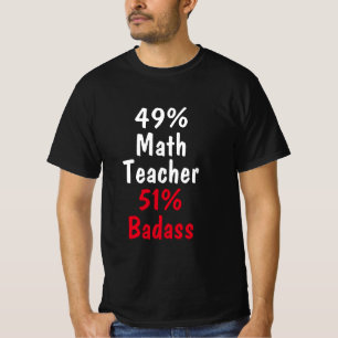 Wiskunde Leerlinge Badass T-shirt