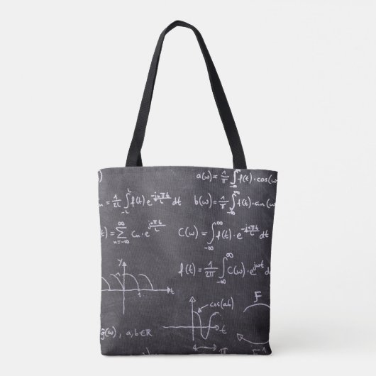Wiskunde Leerlingenweek basisschool Tote Bag (Achterkant)