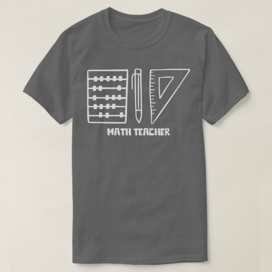 Wiskunde leraar 1 t-shirt (Design voorkant)