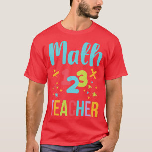 Wiskunde leraar 1 t-shirt