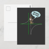 Wiskunde leraar algebra-functie wiskundestudenten briefkaart (Voorkant / Achterkant)