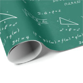 wiskunde leraar algebra geek cadeaupapier (Rol Hoek)