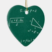 wiskunde leraar algebra geek keramisch ornament (Rechts)