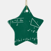 wiskunde leraar algebra geek keramisch ornament (Rechts)