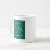 wiskunde leraar algebra geek koffiemok (Voorkant links)