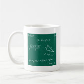 wiskunde leraar algebra geek koffiemok (Links)