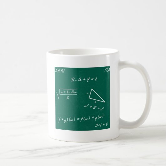 wiskunde leraar algebra geek koffiemok (Rechts)
