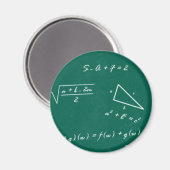 wiskunde leraar algebra geek magneet (Voorkant / Achterkant)