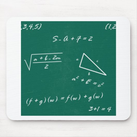 wiskunde leraar algebra geek muismat (Voorkant)