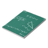 wiskunde leraar algebra geek notitieblok (Linkerzijde)