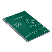 wiskunde leraar algebra geek notitieboek (Rechterzijde)
