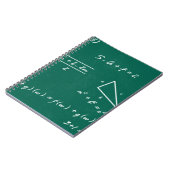 wiskunde leraar algebra geek notitieboek (Linkerzijde)