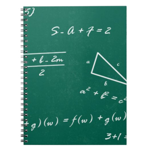 wiskunde leraar algebra geek notitieboek (Voorkant)