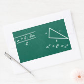 wiskunde leraar algebra geek rechthoekige sticker (Envelop)