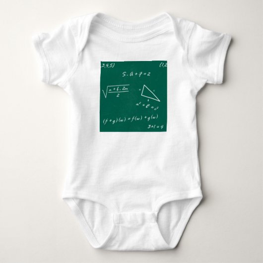 wiskunde leraar algebra geek romper (Voorkant)